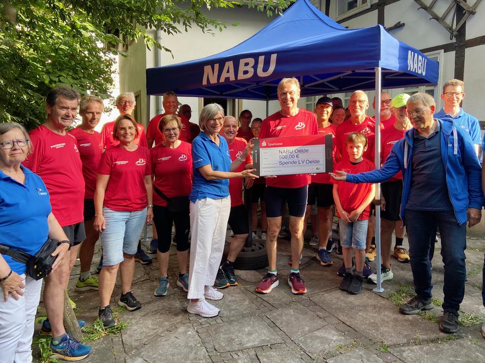 Scheckübergabe NABU Scheckübergabe NABU